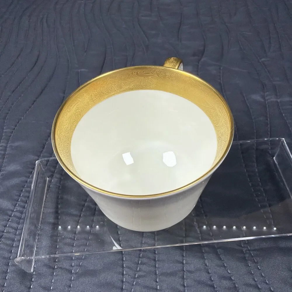 Mikasa Harrow Bone China Footed Cup Narumi Japan Gold Rim A1-129
